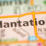 Map of Plantation, Florida