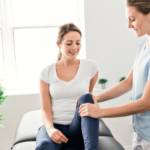 Woman receiving chiropractic care in Coral Springs, Florida
